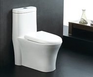 Siphonic one-piece toilet no.5508