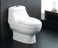 Siphonic one-piece toilet no.5524