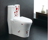 Siphonic one-piece toilet no.5508B