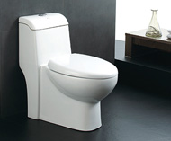 Siphonic one-piece toilet no.5521