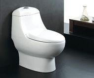 Siphonic one-piece toilet no.5525