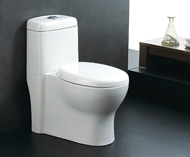 Siphonic one-piece toilet no.5535