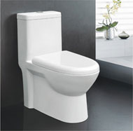 Siphonic one-piece toilet no.5545
