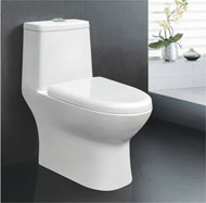 Siphonic one-piece toilet no.5546