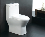 Siphonic one-piece toilet no.5572